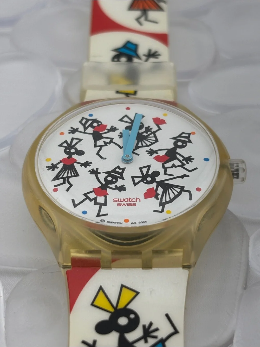 Swatch Watch - STGK104 - TIME FOR A KISS - Club Special 2004